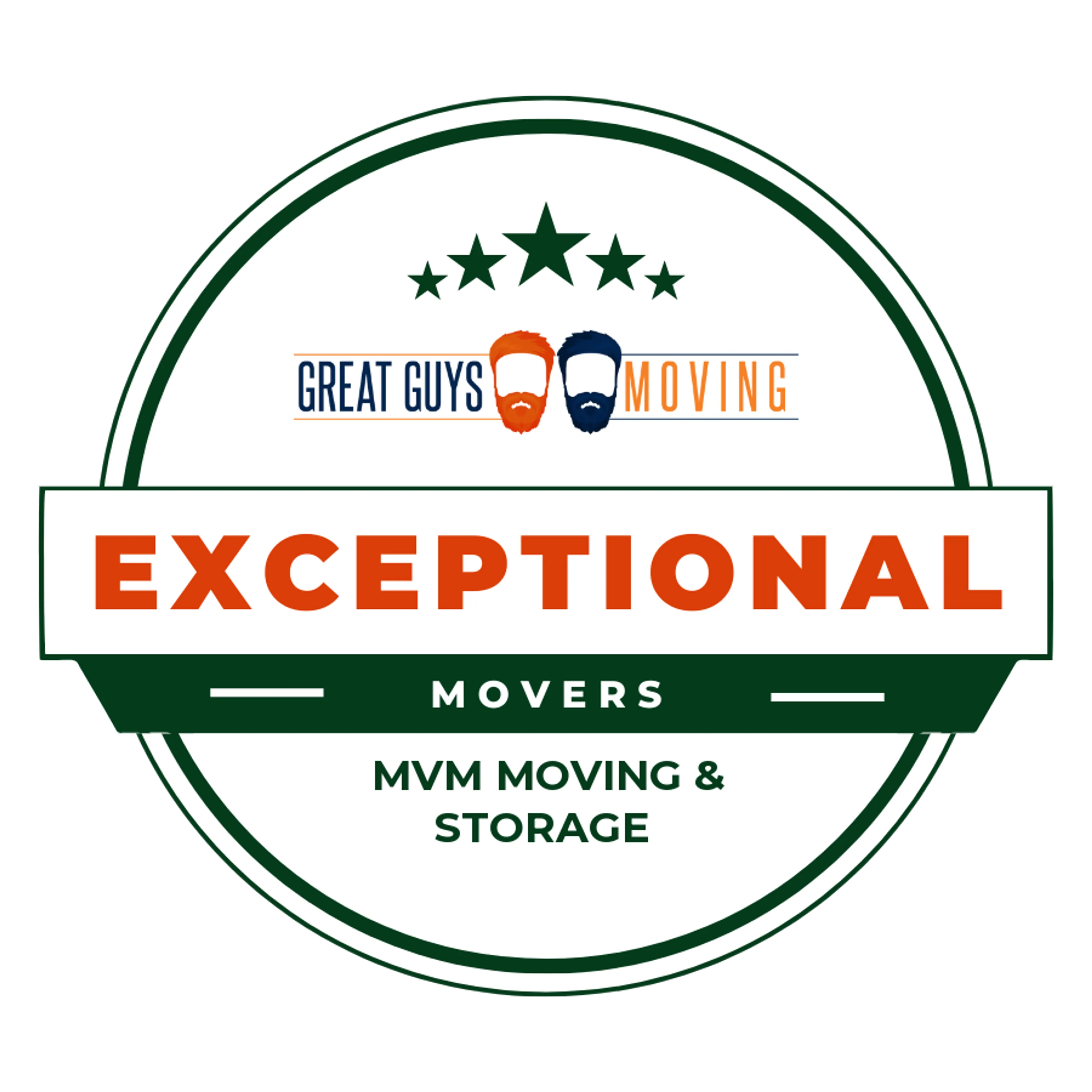 MVM Moving & Storage Rating Image 2025 award