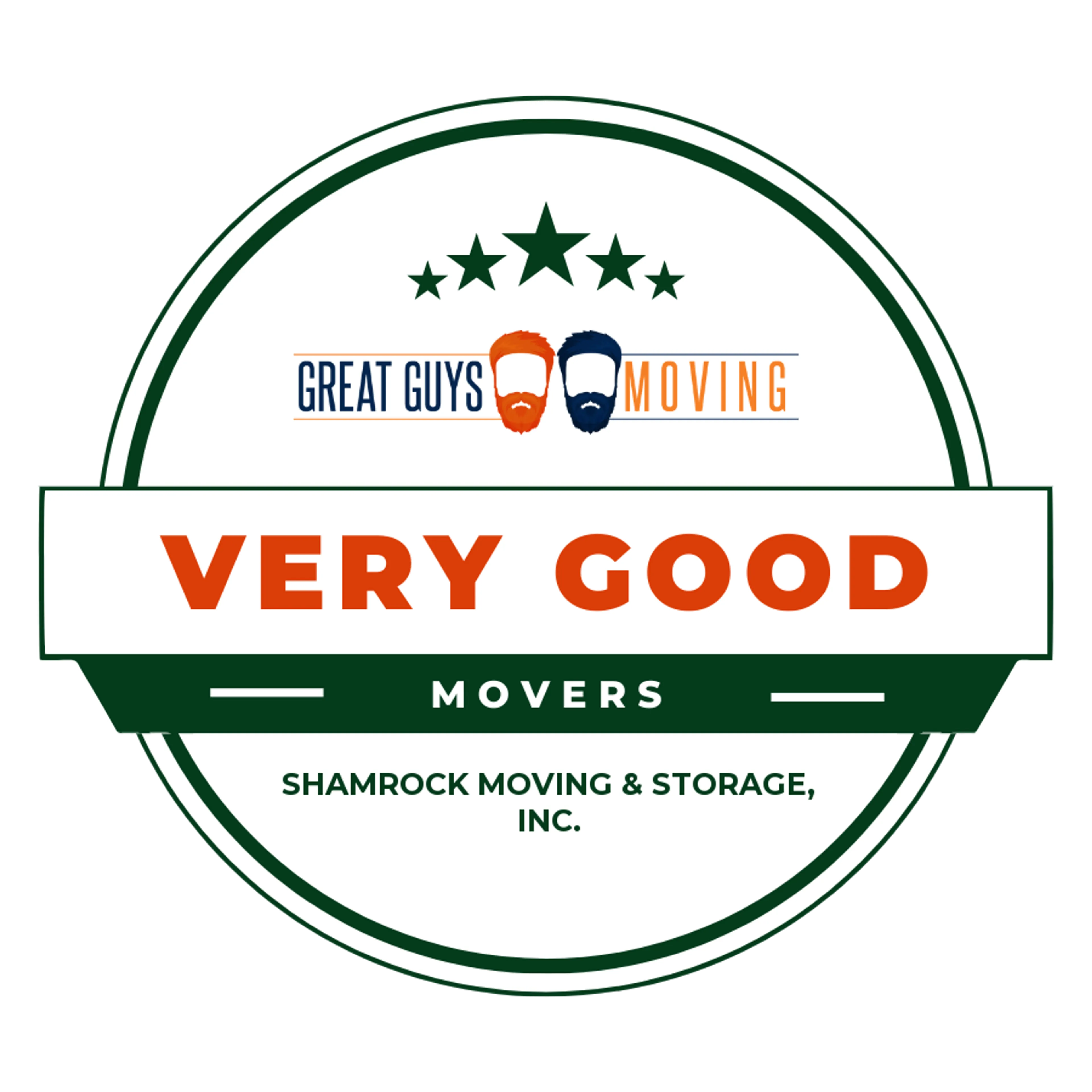 Shamrock Moving & Storage, Inc. Rating Image 2026 award