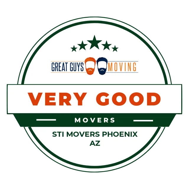 STI Movers Phoenix AZ Rating Image