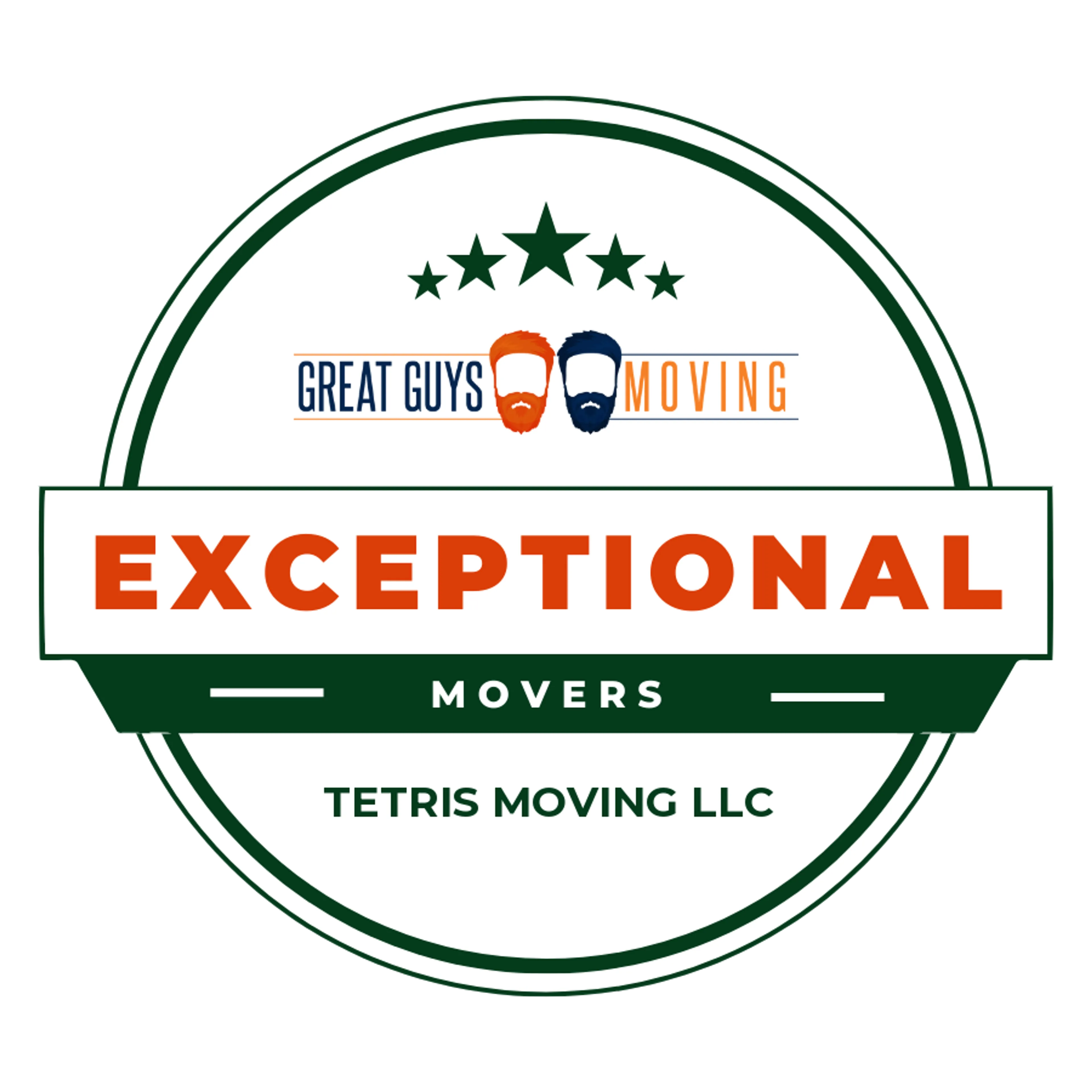 Tetris Moving LLC Rating Image 2025 award