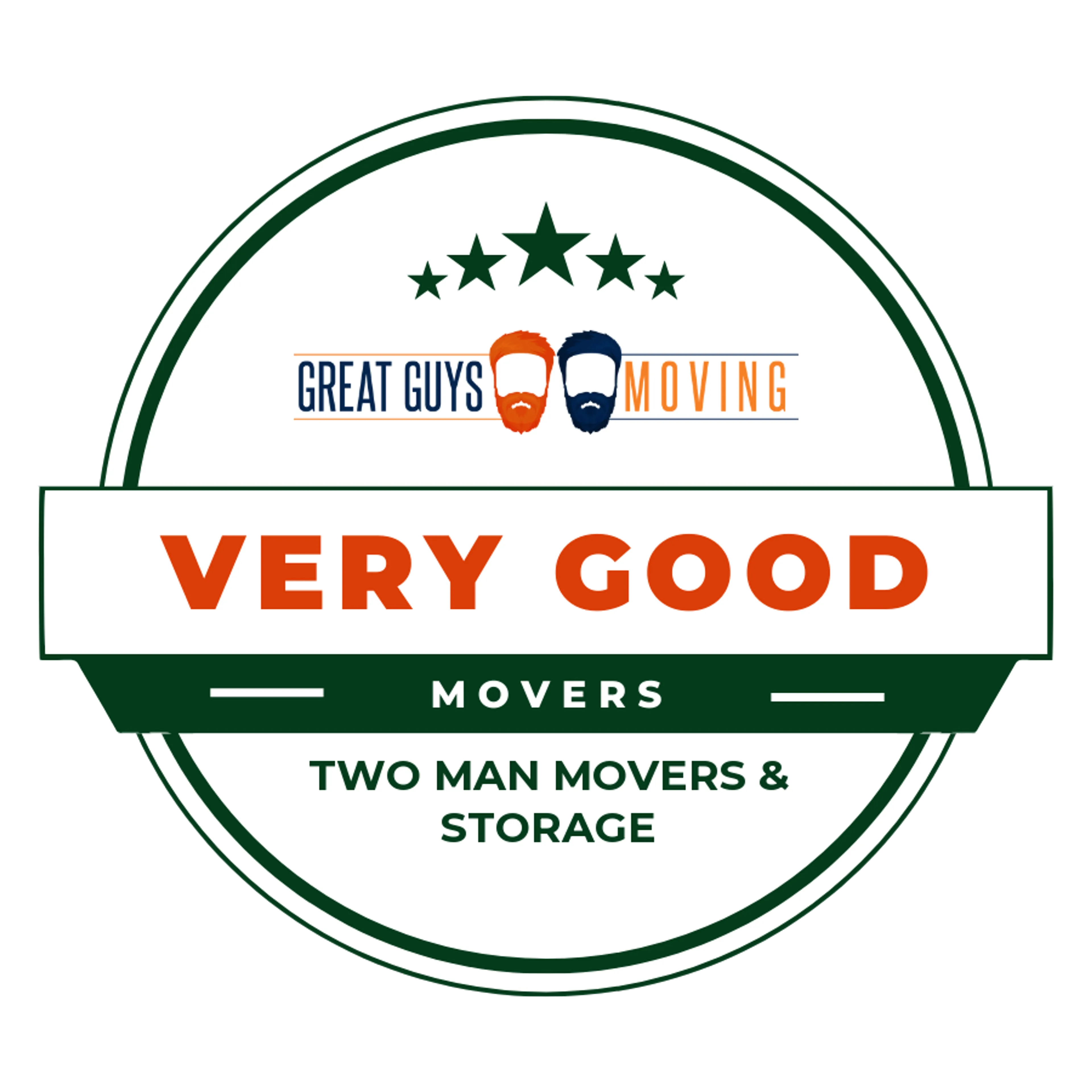 Two Man Movers & Storage Rating Image 2025 award